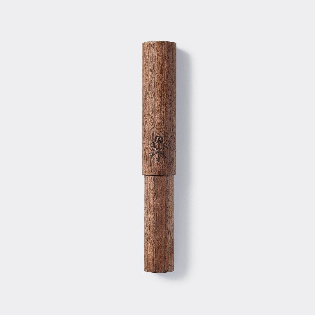 Custom Single Cigar Tube Made with Zebrawood