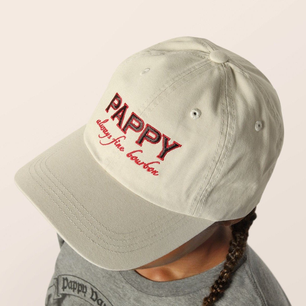 Pappy Always Fine Bourbon Ball Cap Hat in Stone
