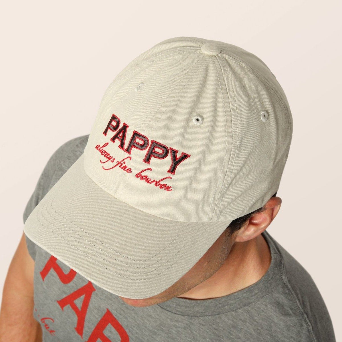 Pappy Always Fine Bourbon Ball Cap Hat in Stone