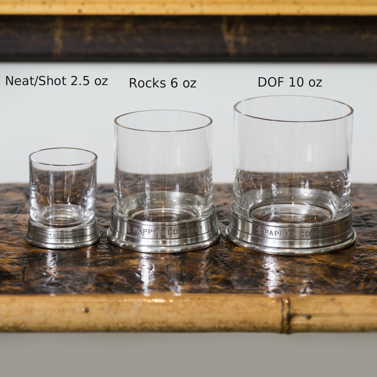 10-oz. Double Old Fashioned Rocks Glass by MATCH Pewter
