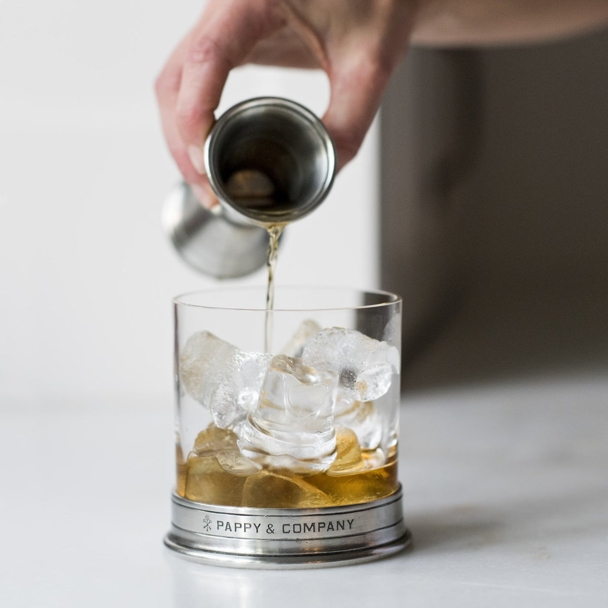 Double Jigger by MATCH Pewter for Housewarming Bar Gift