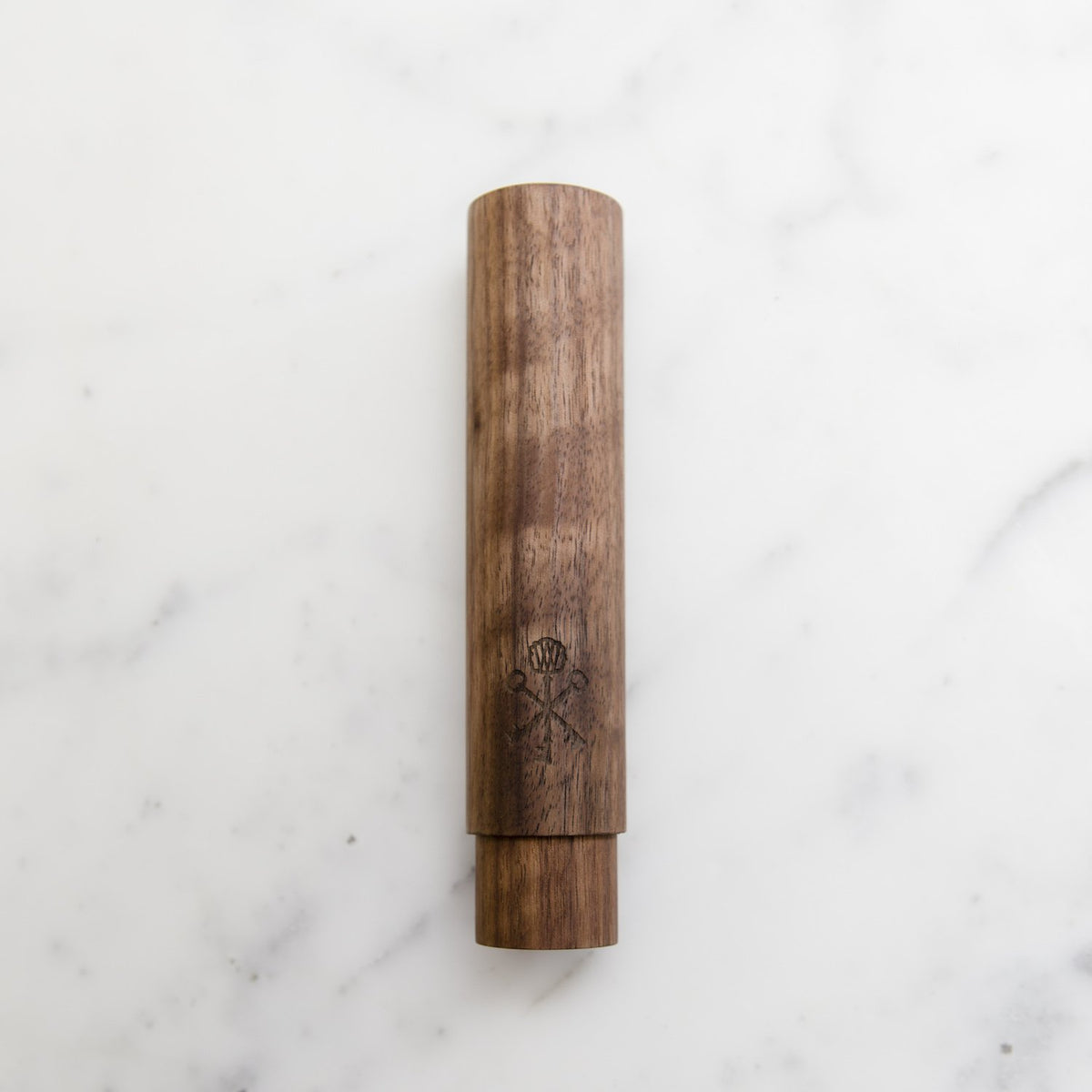 Custom Single Cigar Tube Made with Zebrawood