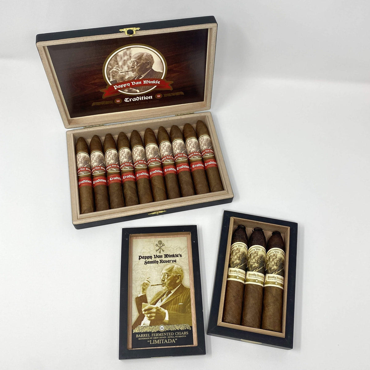 Limited Edition Bundle: Pappy Van Winkle Belicoso 10-Pack and Limitada 3-Pack Cigars