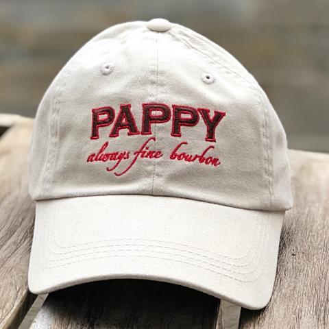 Pappy Always Fine Bourbon Ball Cap Hat in Stone