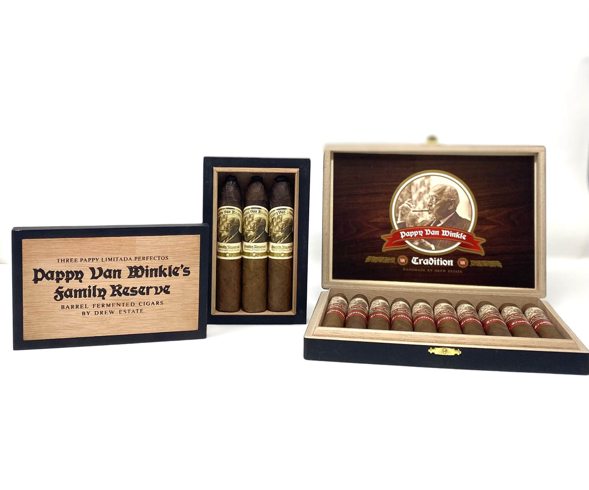 Limited Edition Bundle: Pappy Van Winkle Belicoso 10-Pack and Limitada 3-Pack Cigars