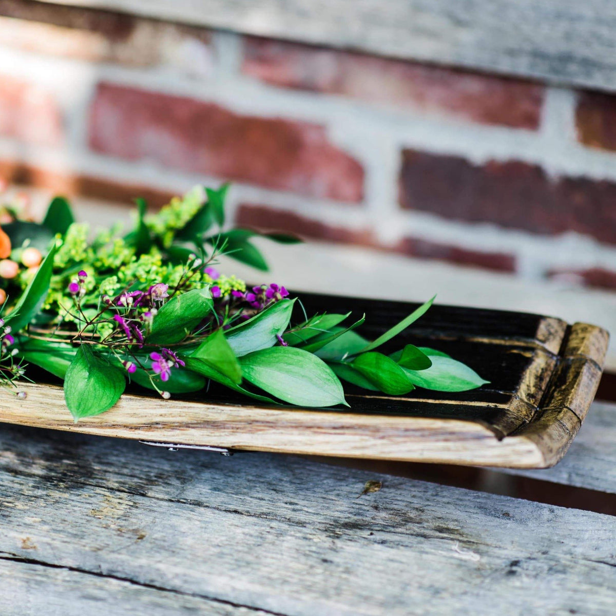 Bourbon Barrel Stave Bowl