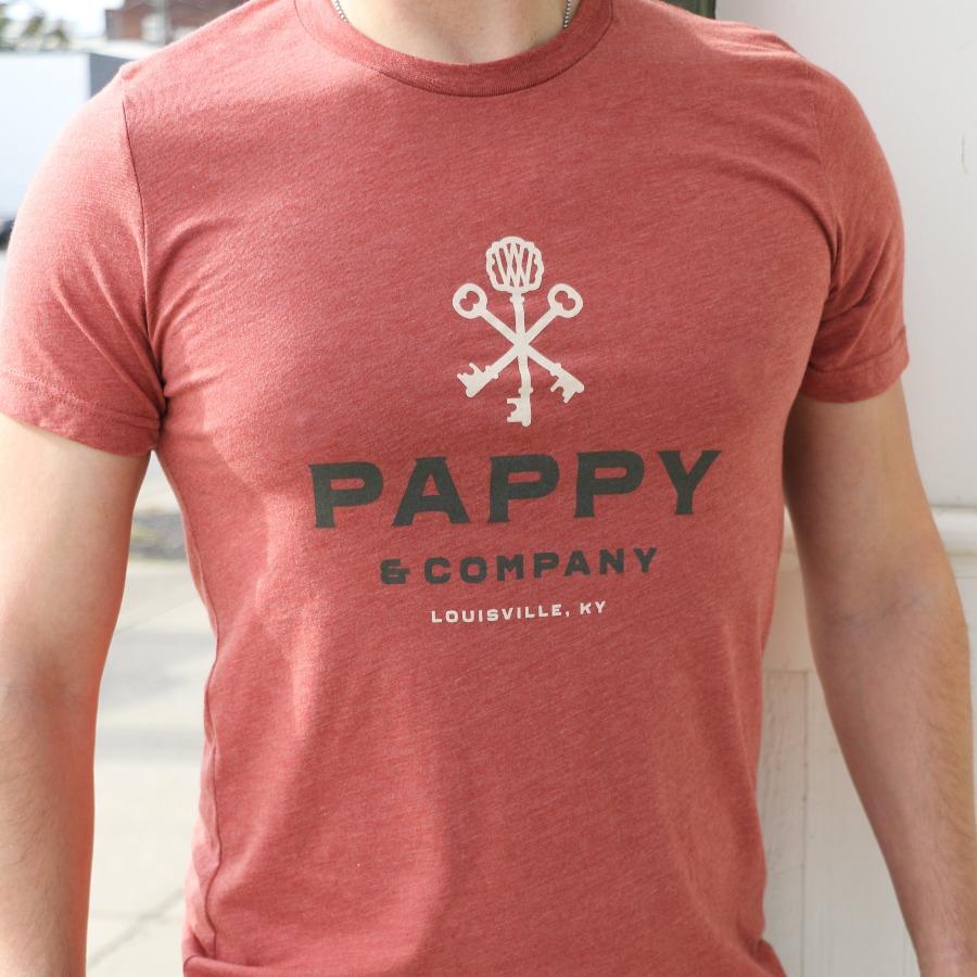 Unisex T-shirt Pappy & Company in Clay Tri-blend