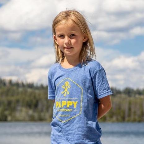 Kids' T-shirt Pappy & Company in Blue Tri-blend