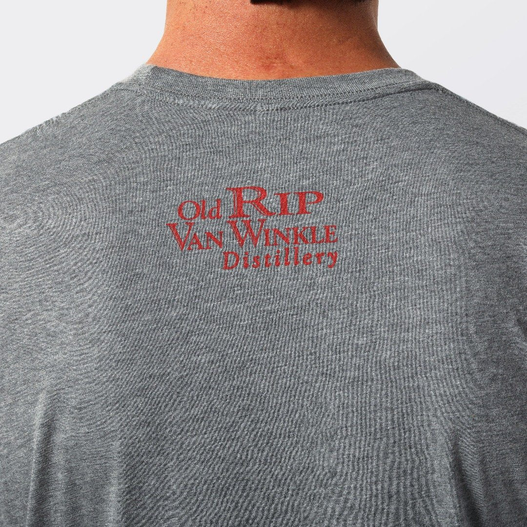 Unisex T-shirt Pappy But Always Fine Bourbon in Grey Tri Blend