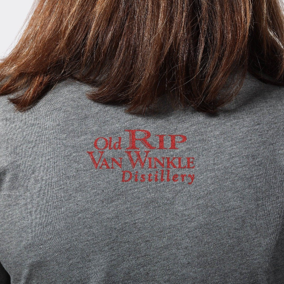 Unisex T-shirt Pappy But Always Fine Bourbon in Grey Tri Blend