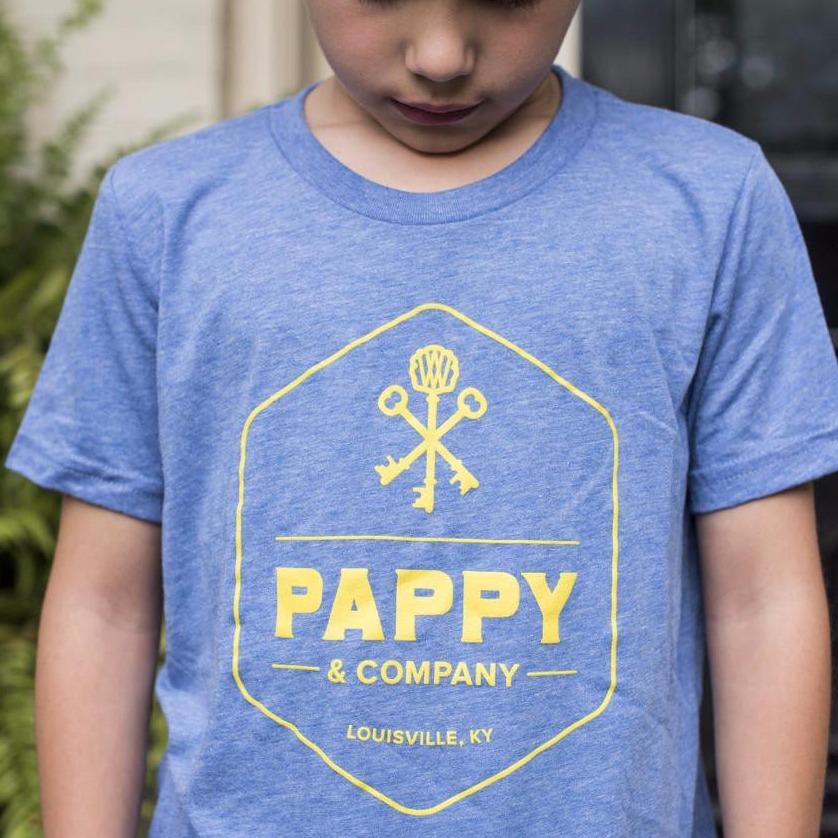 Pappy & Company Kids' Tri-blend Blue T-shirt
