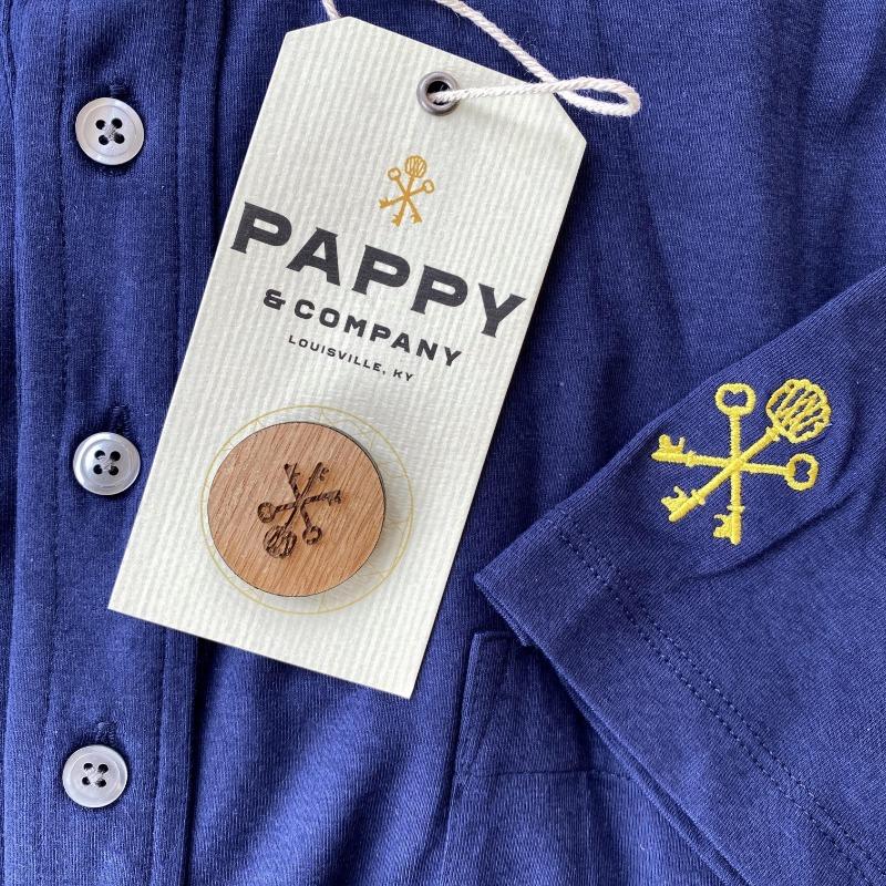 Pappy & Company X Greyson Performance Polo - Navy