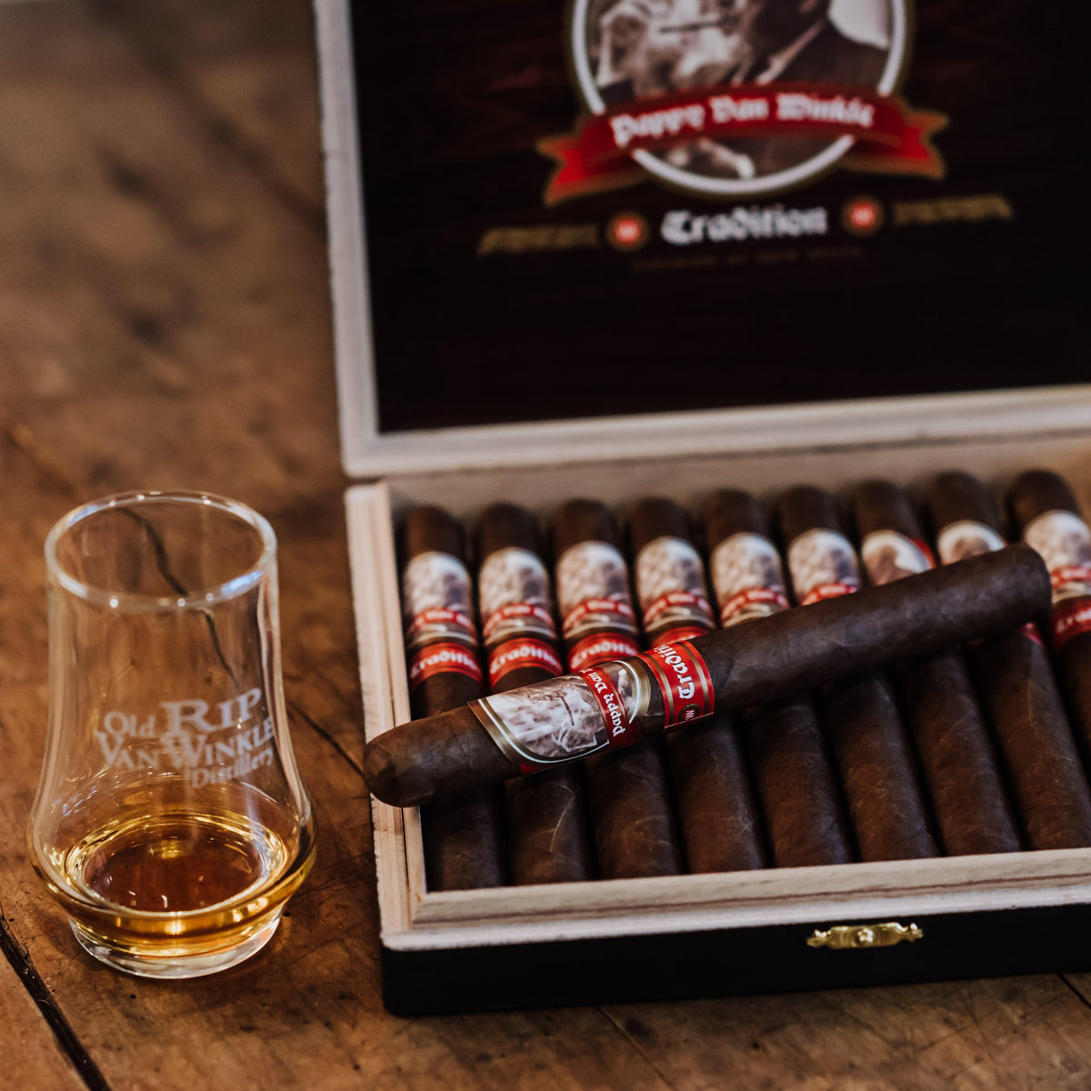 Pappy Van Winkle Tradition Cigars (Churchill Size Box of 10)
