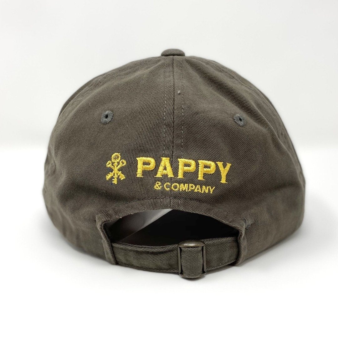 Vintage Label Ball Cap in Charcoal