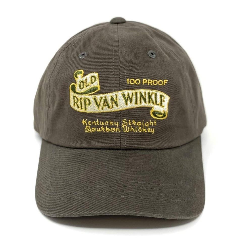 Vintage Label Ball Cap in Charcoal