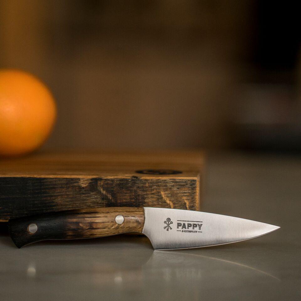 Bar Knife With Custom Barrel Stave Handle