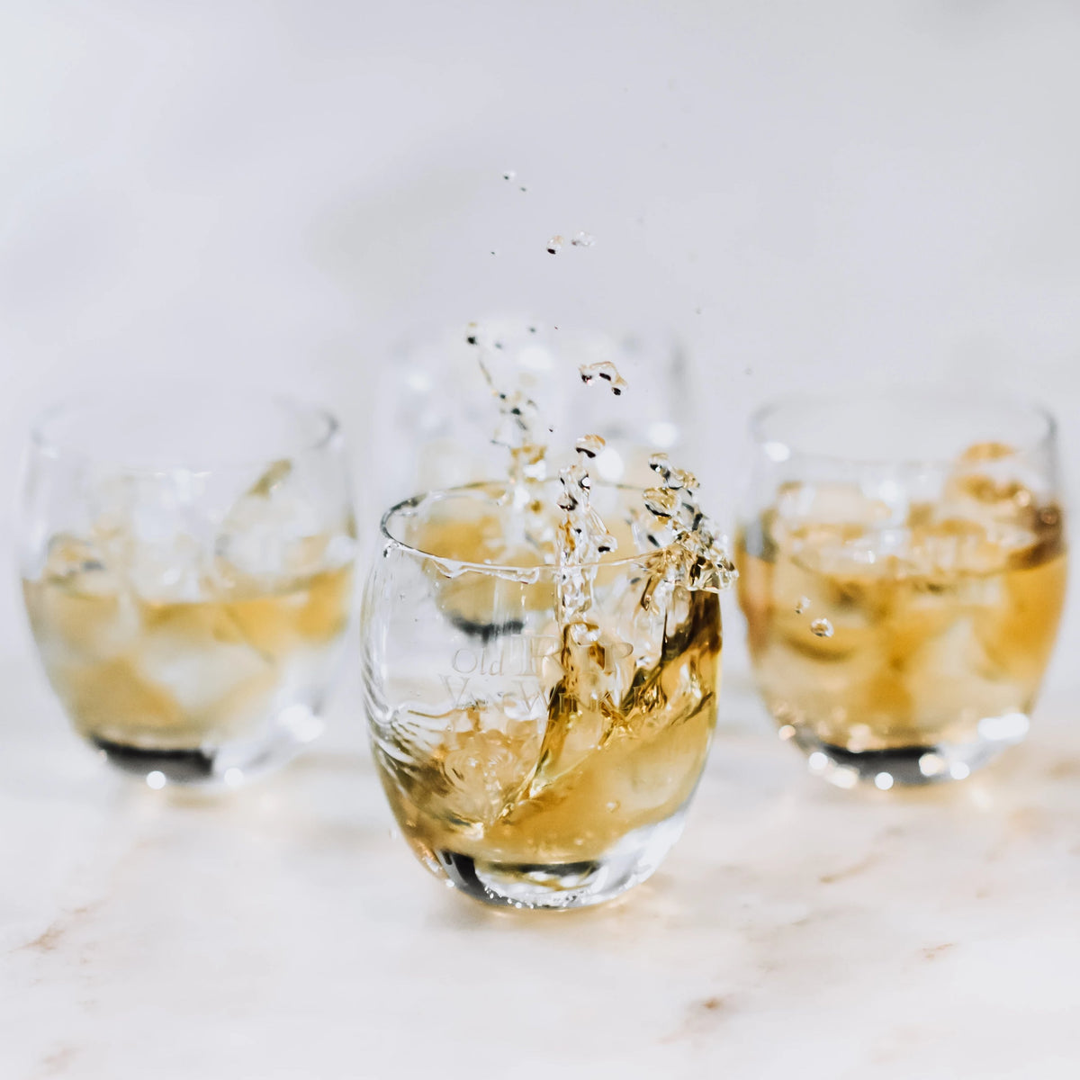 Old Rip Van Winkle Rocks Glasses (Set of 4)